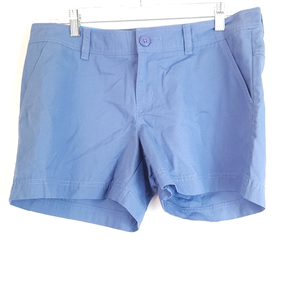 Columbia Nwt Regular Fit Shorts Blue Size 10 Hiking Travel Casual